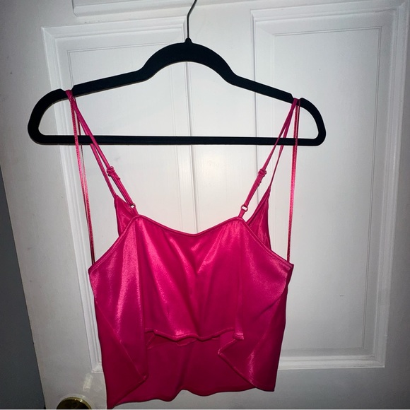 Zara cropped top hot pink - Picture 4 of 4